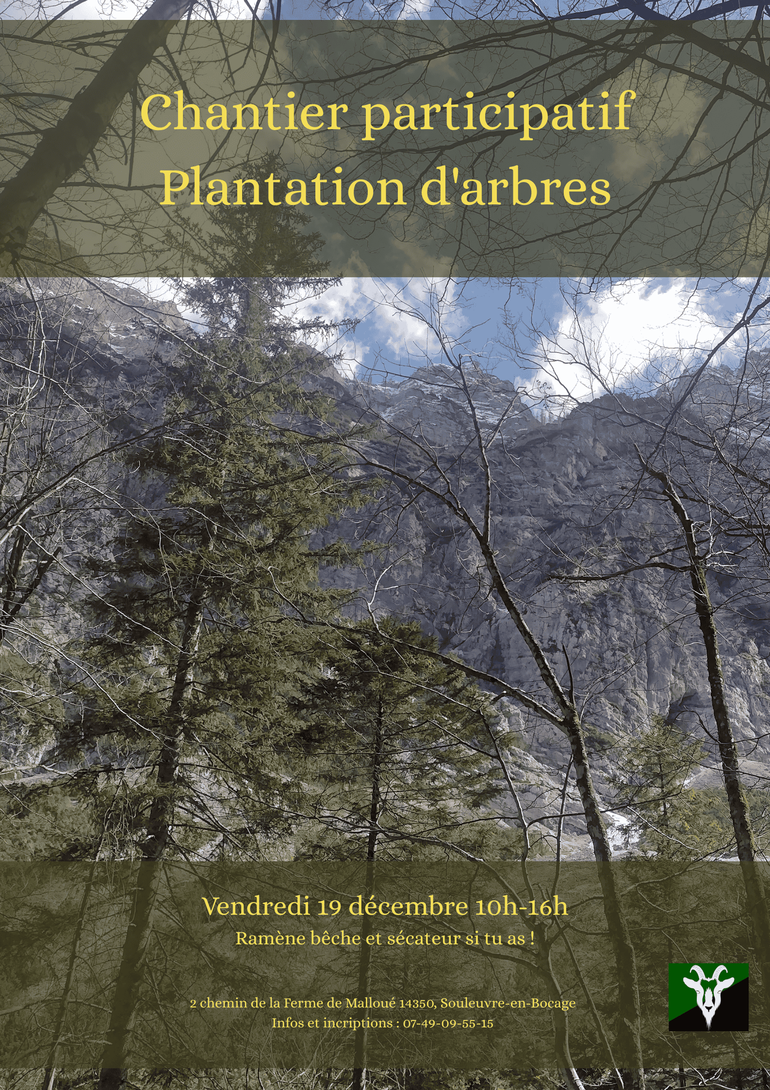 Chantier participatif - Plantation d'arbres